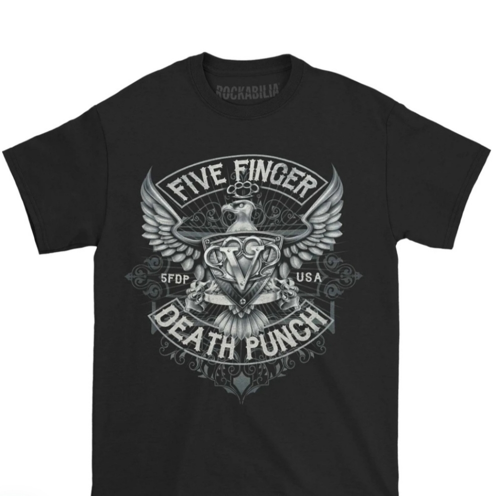 Five Finger Death Punch Howe Eagle Crest Tee
